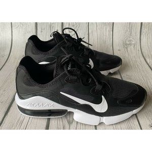 NIKE AIR MAX INFINITY 2 Womens Size 8 Shoes Sneakers BLACK WHITE CU9453 002.